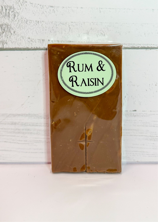 Rum and Raisin Fudge
