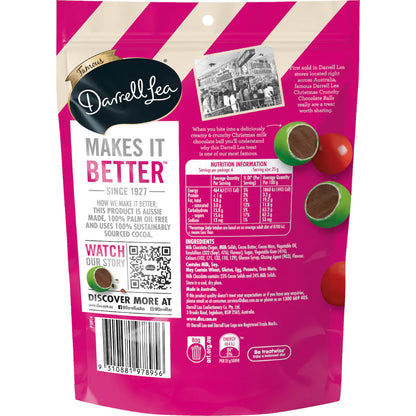 Darrell Lea Christmas Crunchy Chocolate Balls 150g