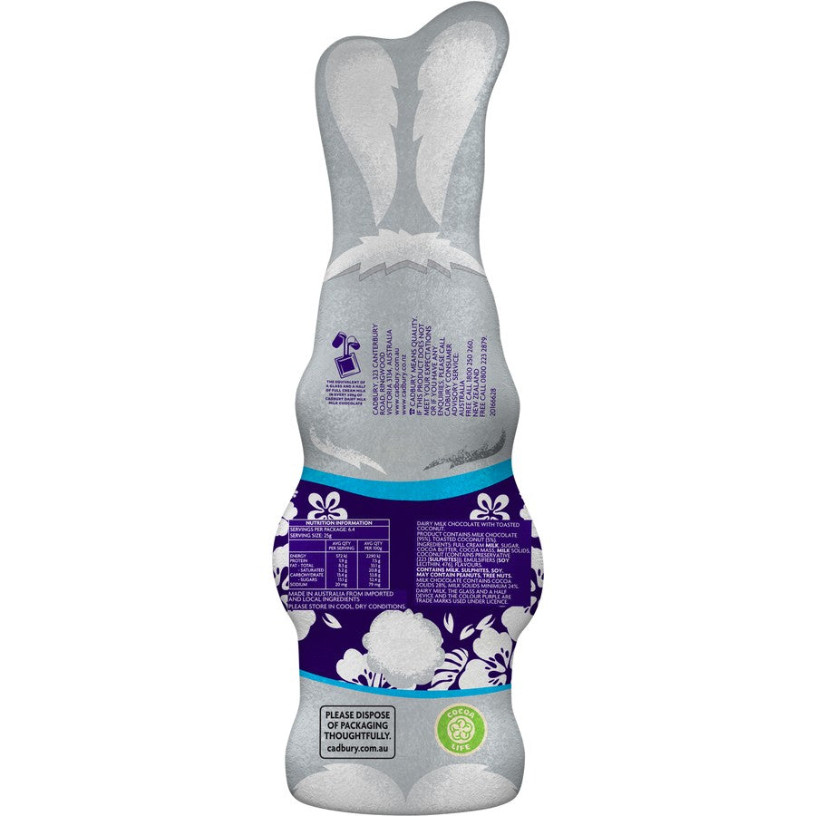 Dairy Milk Chocolate Coconut Rough Easter Bunny 160g