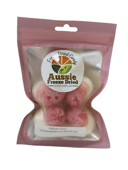 Freeze Dried Strawberries and Cream 25g