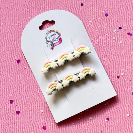 Rainbow Hair Pins