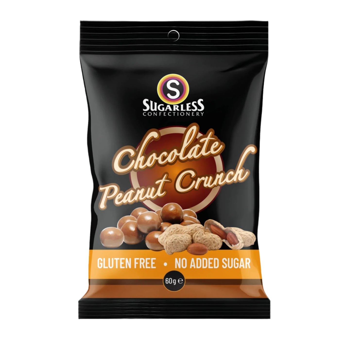 Sugar Free Chocolate Peanut Crunch Balls - 60g