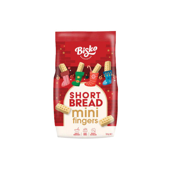 Bisko Shortbread Mini Fingers 100g