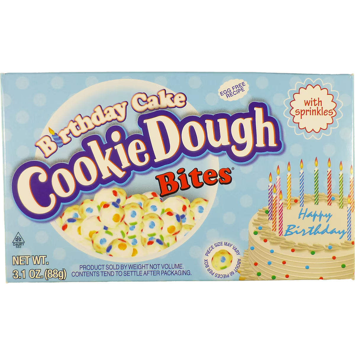 Birthday Cake Cookie Dough Bites