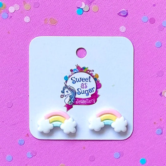 Rainbow Stud Earrings