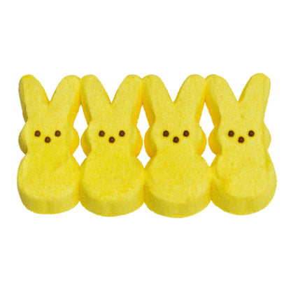 Peeps Yellow Marshmallow Bunnies 4pc