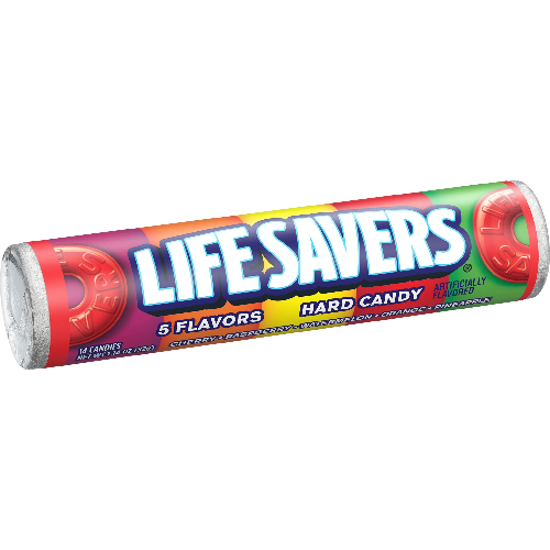 Lifesavers 5 Flavours Roll Hard Candy