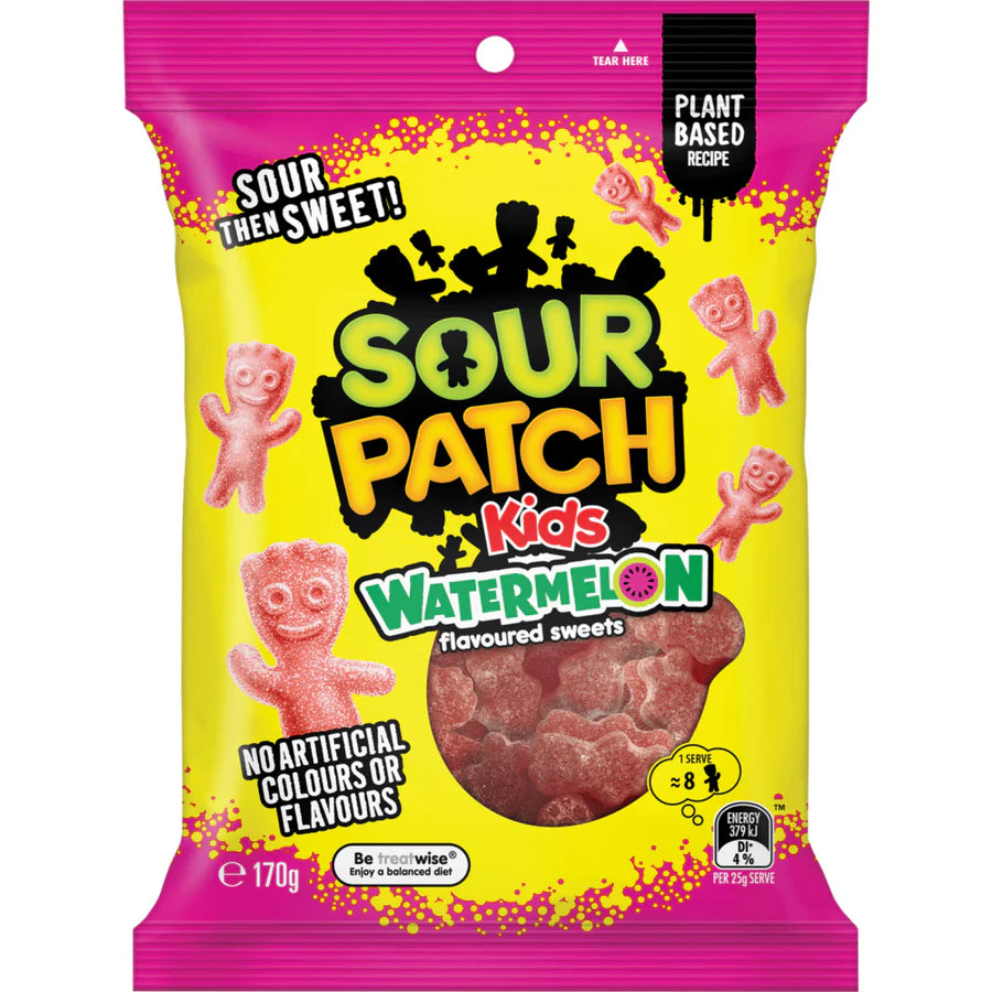 Cadbury Sour Patch Kids Watermelon Flavour 170g