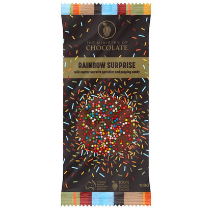 Rainbow Surprise – 100g Milk Chocolate Bar