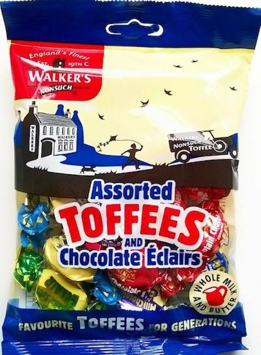 Walkers Assorted Toffees & Chocolate Eclairs