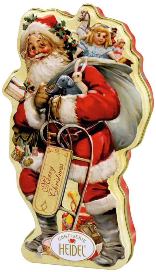 Heidel Chocolates Santa Claus Tin