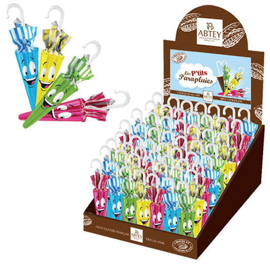 Foiled Milk Chocolate Umbrella Faces