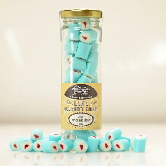 Blue Hearts Rock Candy 100g