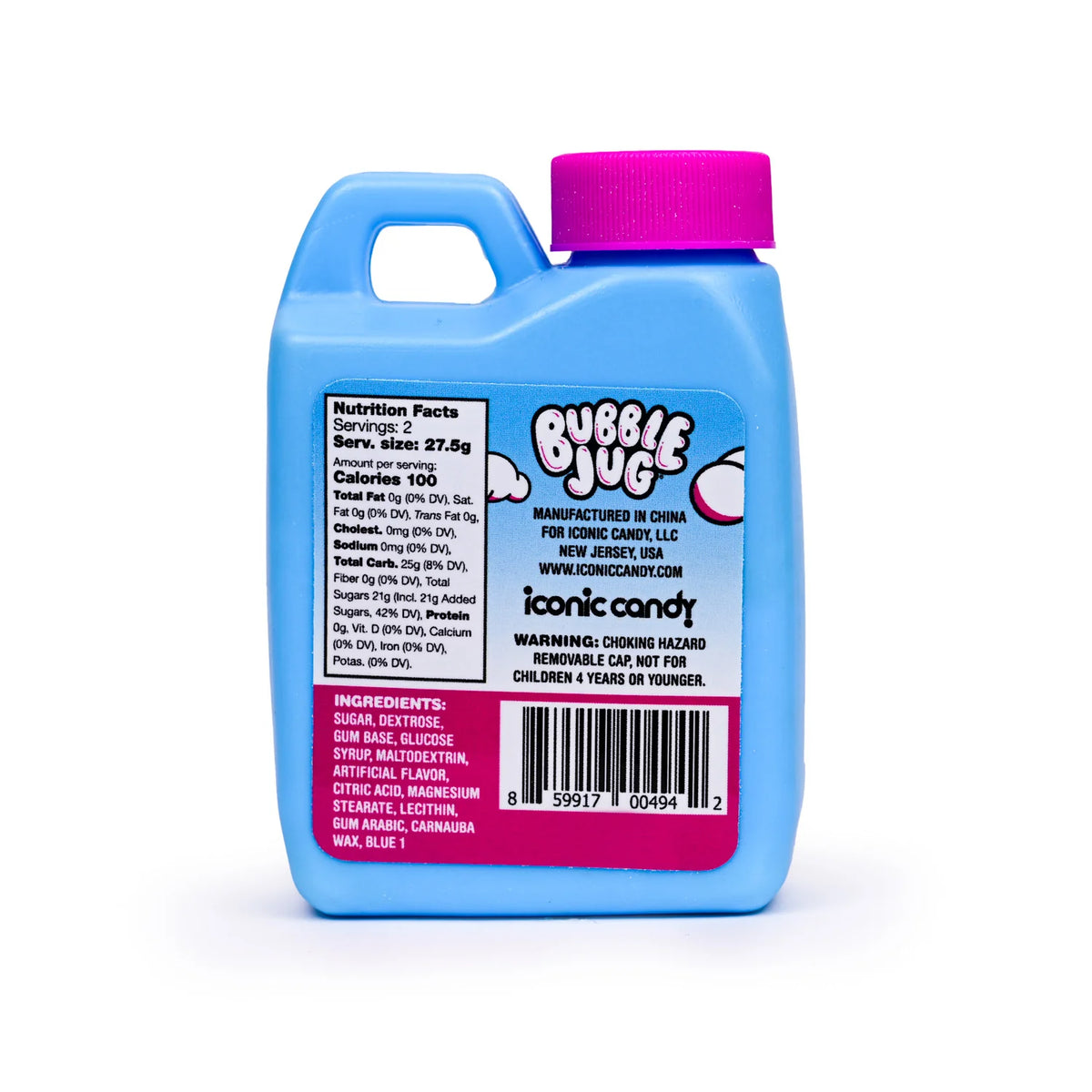 Bubble Jug Blue Raspberry