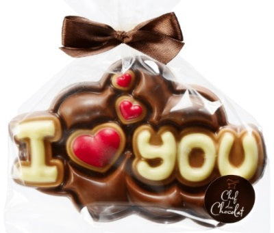 'I Love you' Chocolate Block