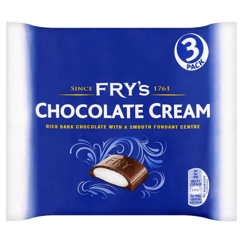 Cadbury Fry's Chocolate Cream 3 pack (UK)