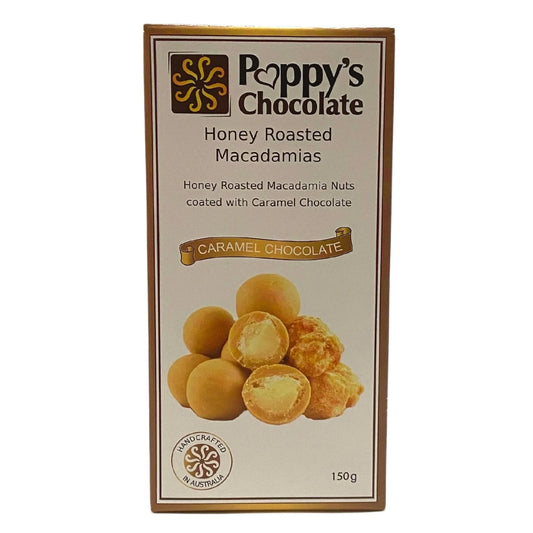 Caramel Chocolate Coated Macadamias 150g