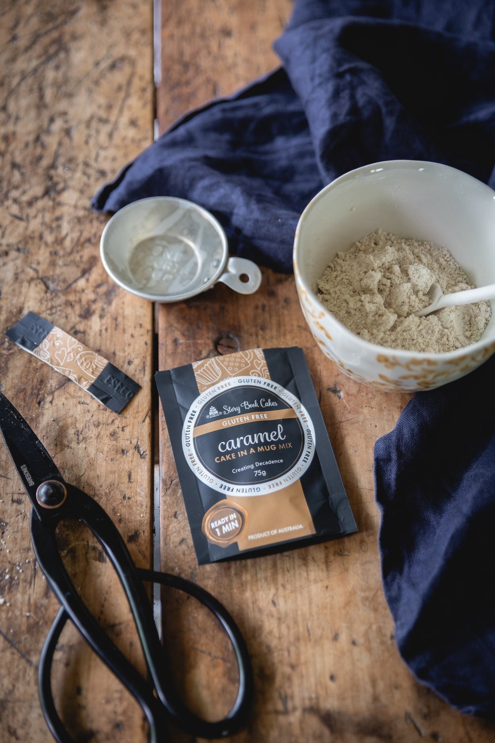 Gluten-Free Caramel Mud Cake in a Mug