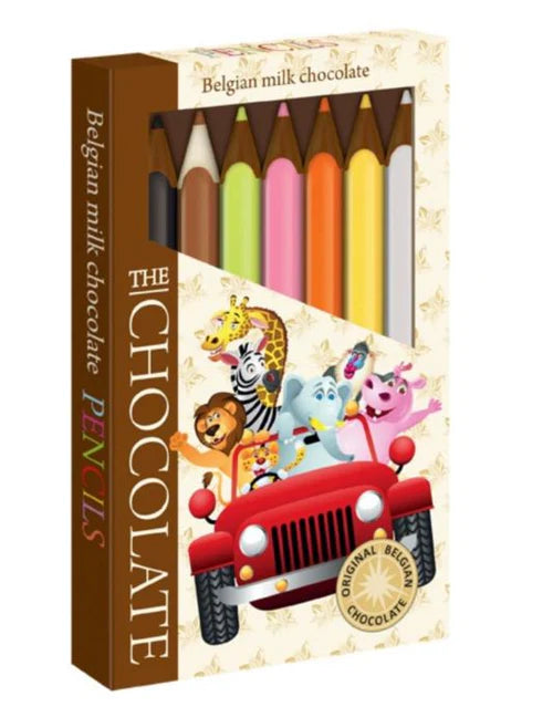 Chocolate Pencils Gift Box - Animal Safari