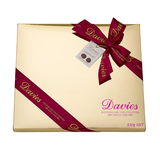 Davies Gold Chocolate Box 550g