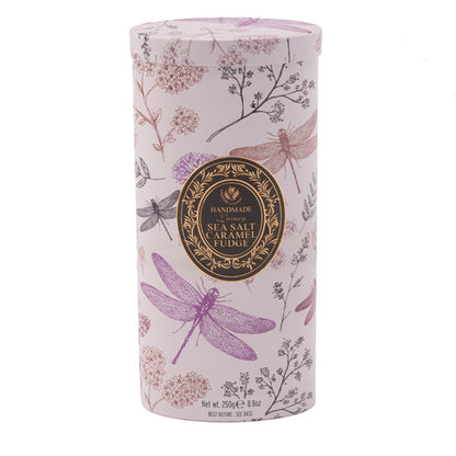 Dragonfly Sea Salt Caramel Fudge Tin 250g