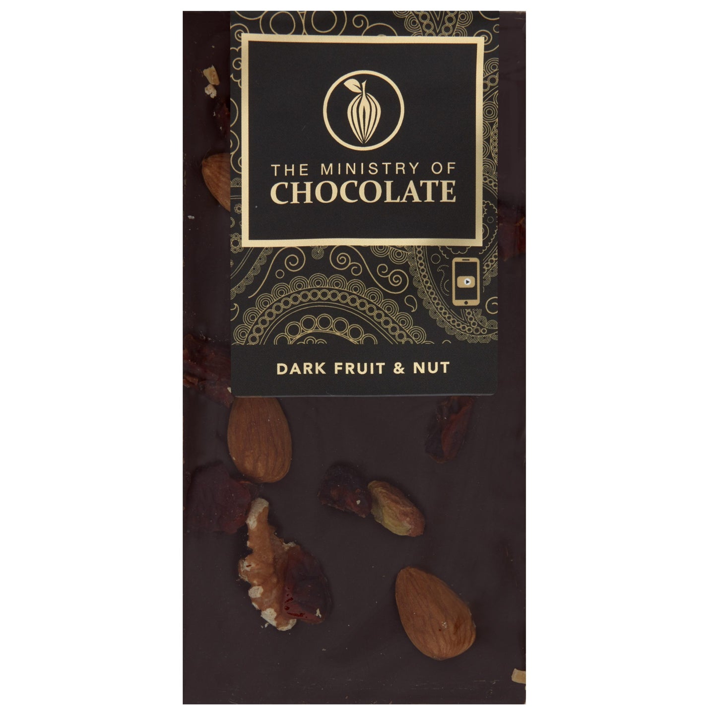 Dark Fruit & Nut – 100g Chocolate Bar