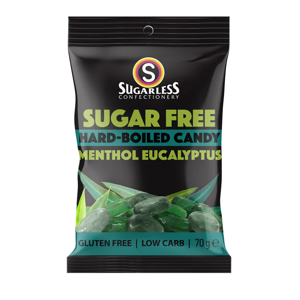 Sugar free Hard boiled Candy - Menthol Eucalyptus