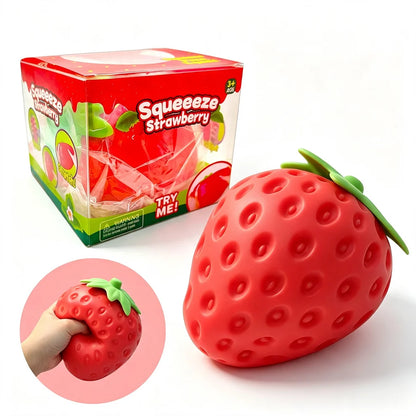 Squishy Jumbo Strawberry Dough Feel 14cm