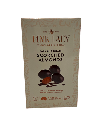 Pink Lady - Scorched Almonds - Dark Chocolate (200g box)