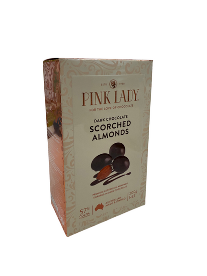 Pink Lady - Scorched Almonds - Dark Chocolate (200g box)