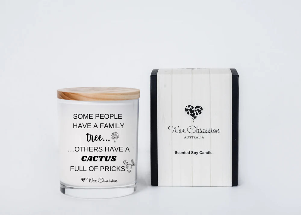 Quote Candle - Family tree