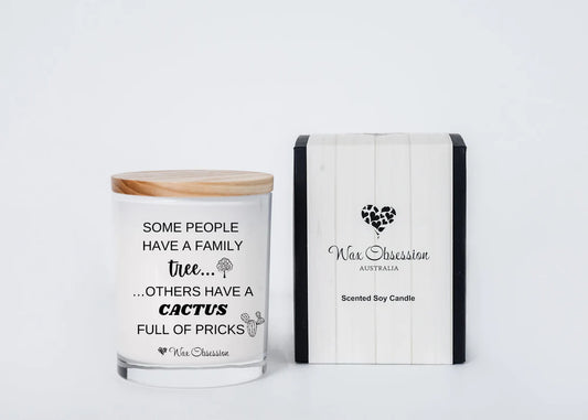 Quote Candle - Family tree