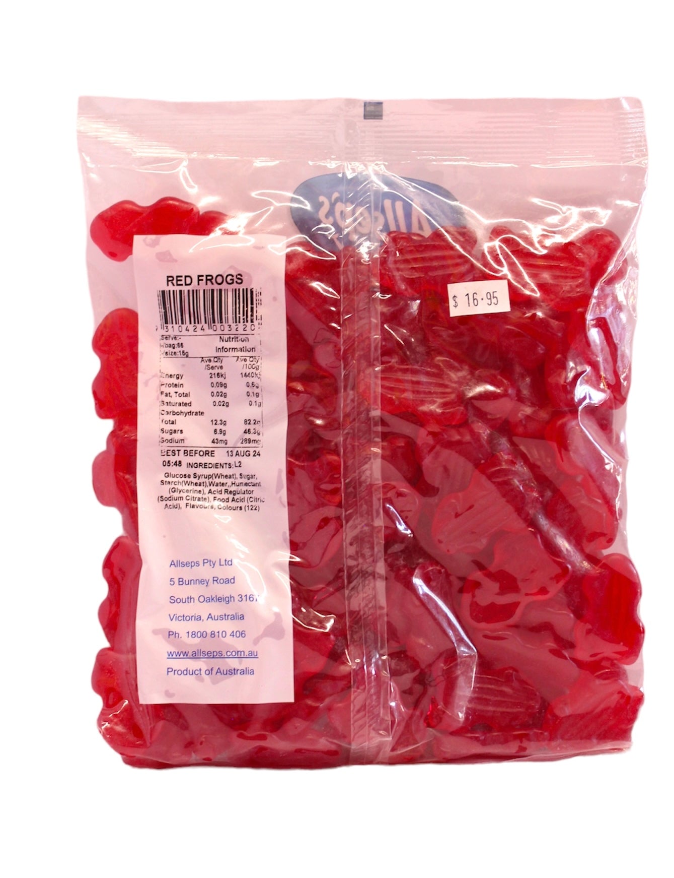 1kg Red Frogs