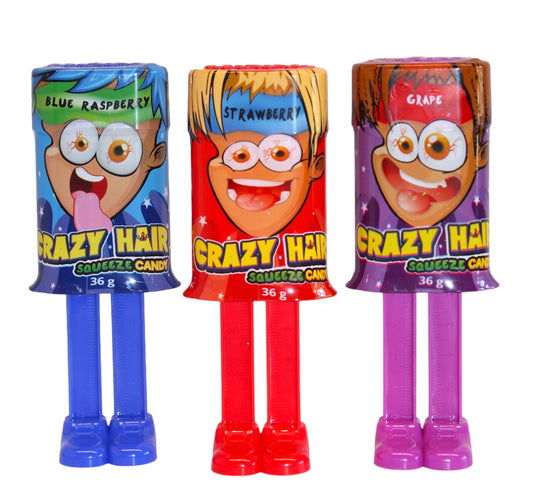 Crazy Hair Squeeze Candy