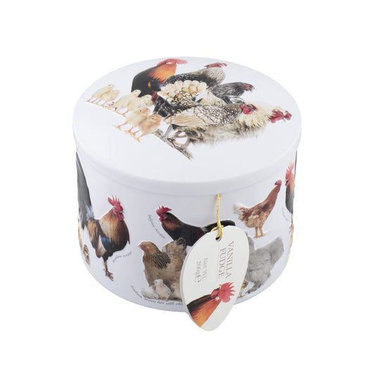 Hen Vanilla Fudge Tin 200g