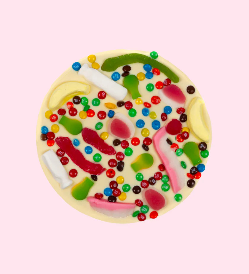 Giant Lolly Pizza - White Choc