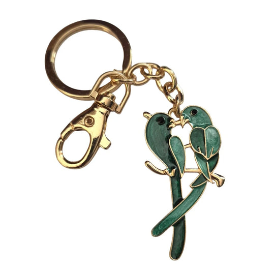 Parrot Pair Keychain