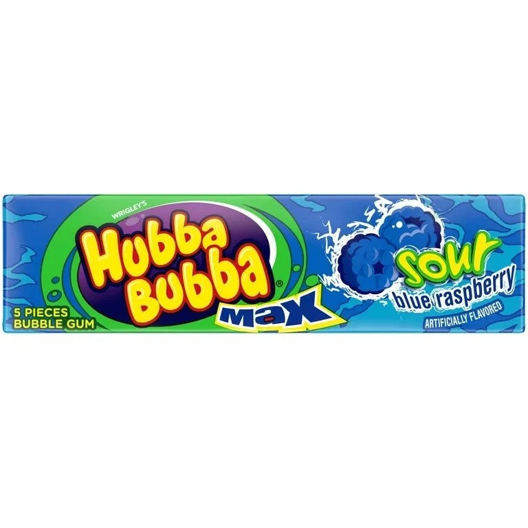 Hubba Bubba Sour Blue Raspberry Gum