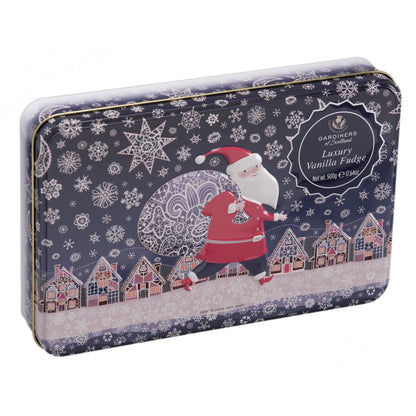 Santa Vanilla Fudge Tin 500g