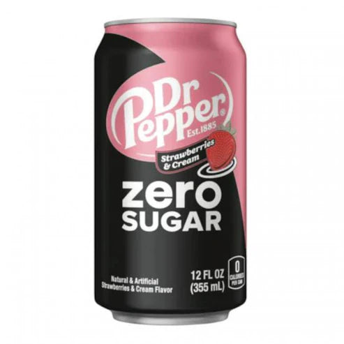 Dr Pepper Strawberry & Cream NO SUGAR