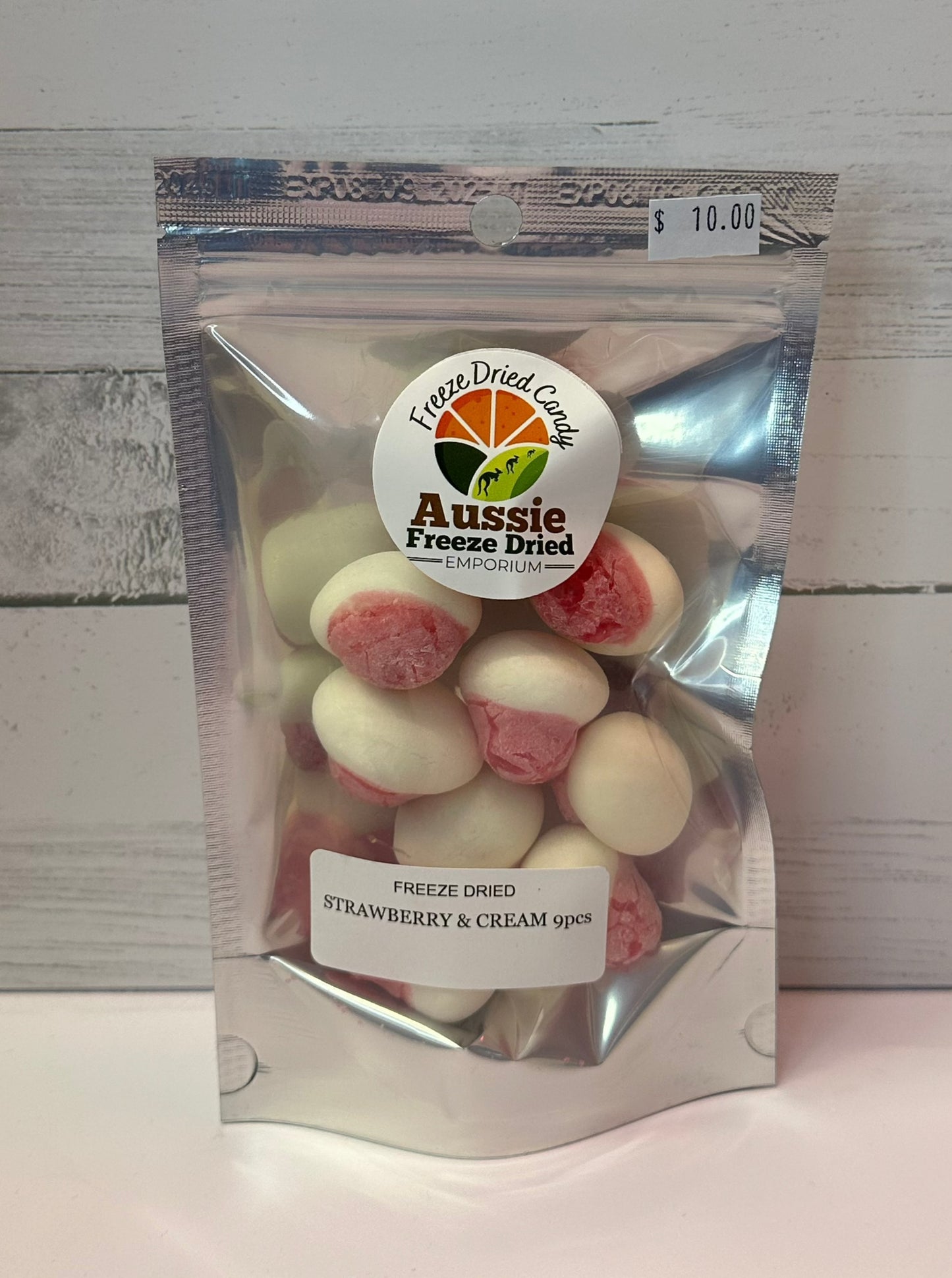 Freeze Dried Strawberries and Cream