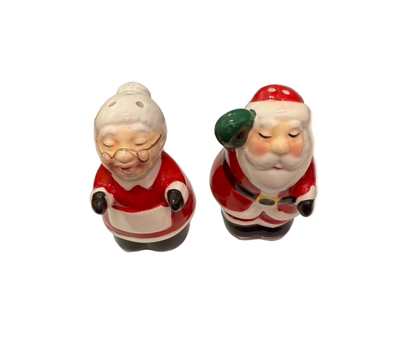 Salt & Pepper Mr & Mrs Claus S/2