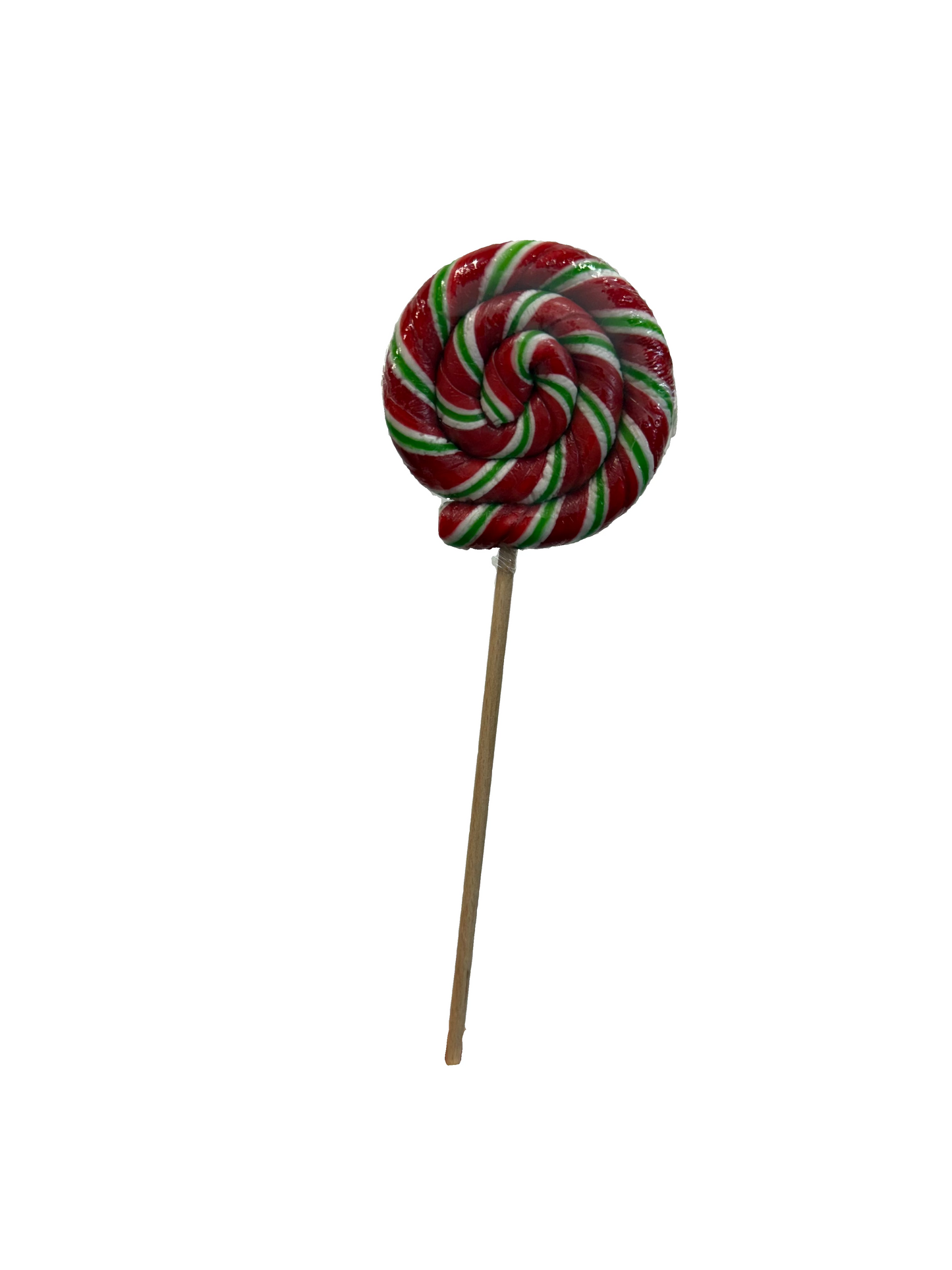Swirl Lollypop - Red and Green