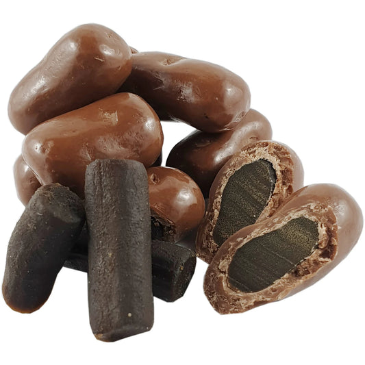 Milk Chocolate Liquorice Bullets 200g