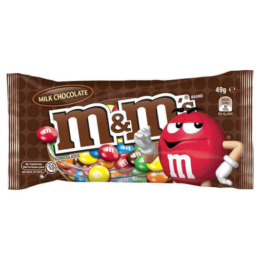 M&M's Milk Chocolate Singles Bag 49g
