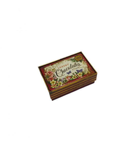 Nostalgic chocolate red tin