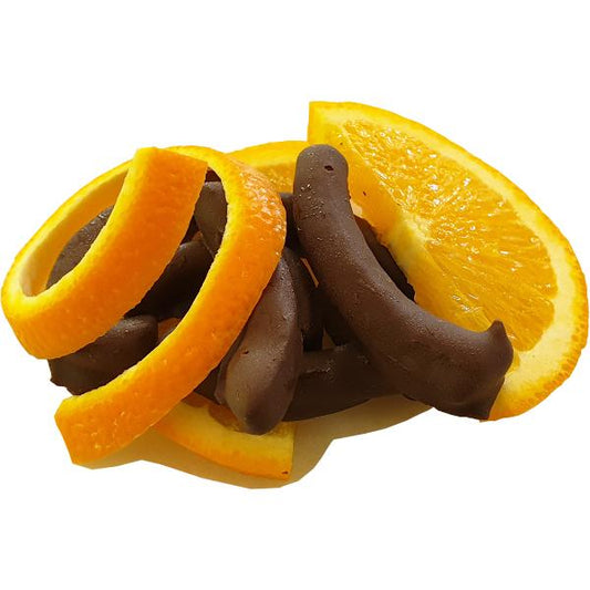 Dark Chocolate Coated Orange Peel