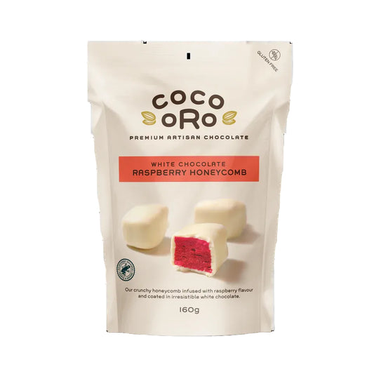 White Chocolate Raspberry Honeycomb