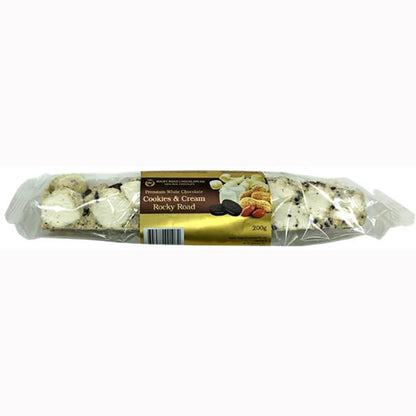 White Rocky Road Cookies and Cream 200g