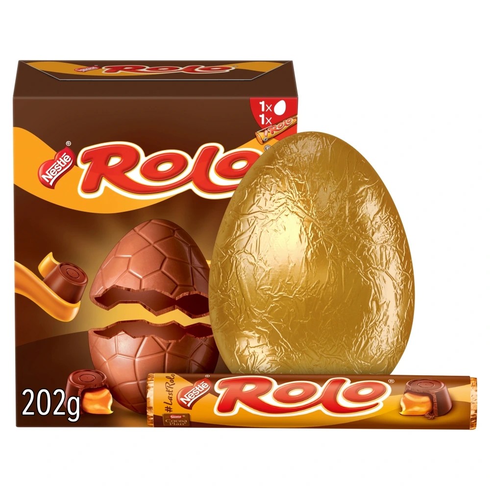 Rolo Milk Chocolate Large Easter Egg 202g
